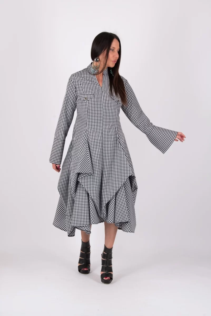 Photo of The Timeless Elegance of Plaid Cotton Dress